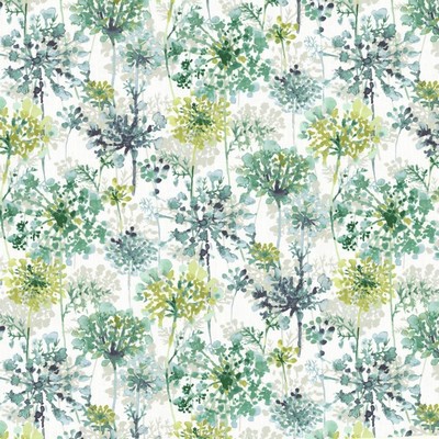 Kasmir Bright Side Seawind in 5135 Green Cotton  Blend Modern Floral  Fabric